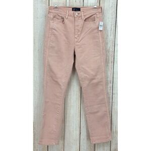 GAP Jeans Women's Size 0/25R Vintage High Rise Slim Fit Pink NWT
